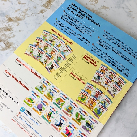 ⭐ Kumon Math Word Problems Grade 5 NWT Workbook⭐ - Picture 4 of 4